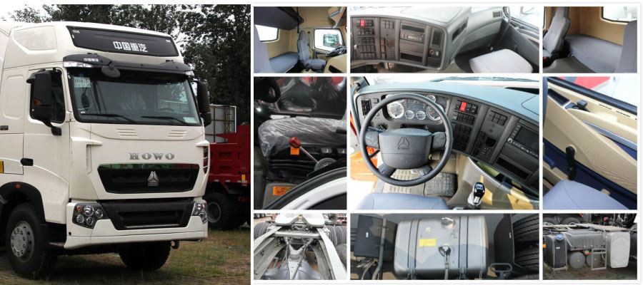 HOWO T7H tractor - detail display